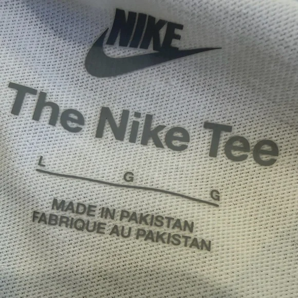 MENS Nike NSW LS T-Shirt JUST DO IT Long Sleeve 100% Cotton Size Large - Picture 5 of 5